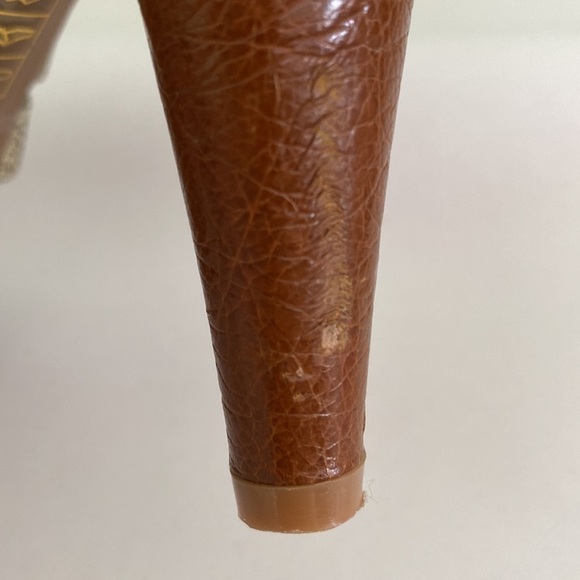 Jeffrey Campbell Handmade Ibiza Last Gold Marly Heels Size 7 Women - Picture 12 of 15